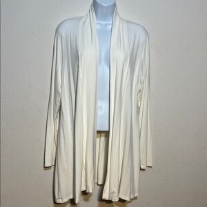 Eileen Fisher White Sweater Cardigan Size Medium